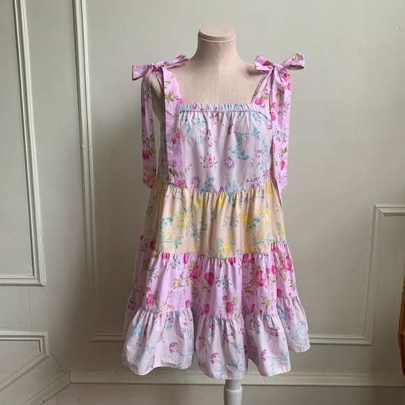 Love Shack Fancy target Jeanne Tiered Dress - Picture 1 of 3